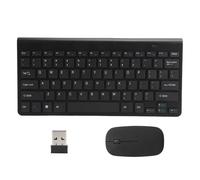 Set tastiera e mouse con indicatore LED, design sottile e resistente all'acqua, tastiera con interruttore a forbice, mouse con sensore ottico per