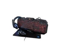 SET TASTIERA E MOUSE DA GAMING DEEP GAMING DGKTRAA-10, standard, USB, Nero