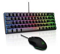 Set Tastiera E Mouse Da Gioco Cablati - The G-Lab - Hydrogen Bkg Combo - Tastier