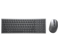 SET TASTIERA E MOUSE DELL KM7120W, standard, Bluetooth, Porta USB non dichiarata, Grigio/Titanio