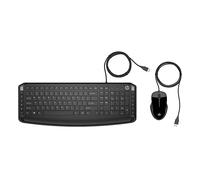 SET TASTIERA E MOUSE HP Tastiera Pavilion e 200, standard, USB, Nero