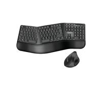 SET TASTIERA E MOUSE LOGILINK ID0211, standard, USB tipo A, Nero