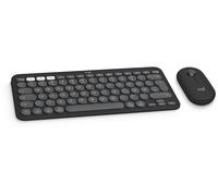 SET TASTIERA E MOUSE LOGITECH Pebble 2 Combo for Mac tasti silenziosi wireless grafite