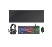 Mars Gaming Kit Gaming Mouse Tastiera Cuffie E Tappetino Mcp-rgb3