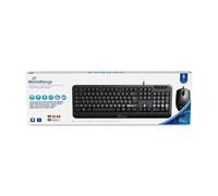 MR OS108 - Combinazione tastiera/mouse, USB, nero
