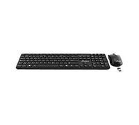 MR OS107 - Combinazione tastiera/mouse, radio, nero