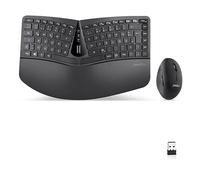 SET TASTIERA E MOUSE PERIXX PERIDUO-606, standard, 1 porta USB-A, Nero