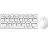 SET TASTIERA E MOUSE RAPOO 9600M, cesoie, Bluetooth, Porta USB, Bianco