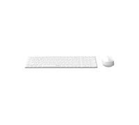 SET TASTIERA E MOUSE RAPOO 9710M, standard, Bluetooth, USB-C, Bianco
