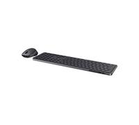 SET TASTIERA E MOUSE RAPOO 9810M, standard, Bluetooth, USB-C (Tastiera), Grigio/Nero