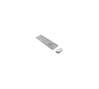 SET TASTIERA E MOUSE WIRELESS ASUS W5000, standard, Ricevitore incluso, Argento/Bianco