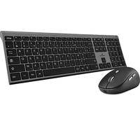 SET TASTIERA E MOUSE WIRELESS BLUESTORK Set e mouse wireless Grapheme, cesoie, USB, Nero
