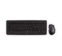CHERRY Set Tastiera e Mouse DW 5100 Wireless AZERTY 2.4 GHz Mouse ergonomico Destro Nero