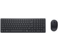 SET TASTIERA E MOUSE WIRELESS DELL KM555, standard, Bluetooth, USB tipo A, Nero