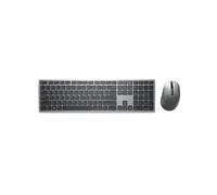 SET TASTIERA E MOUSE WIRELESS DELL KM7321W, standard, Bluetooth, Bluetooth, Argento/Nero