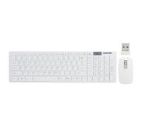 Set tastiera e mouse wireless facile da usare, tasti che consentono di risparmiare sforzo e mouse con DPI regolabile per prestazioni personalizzabili