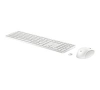 SET TASTIERA E MOUSE WIRELESS HP 860P8AA#ABB, meccanico, USB tipo A, Bianco