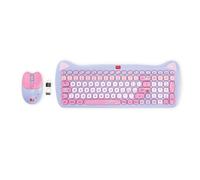 SET TASTIERA E MOUSE WIRELESS KITTY LEGAMI