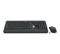 Set tastiera e mouse wireless Logitech MK540 (nero)