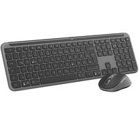 SET TASTIERA E MOUSE WIRELESS LOGITECH Signature Slim MK950 for Business, cesoie, Bluetooth, Porta USB, Grigio/Nero