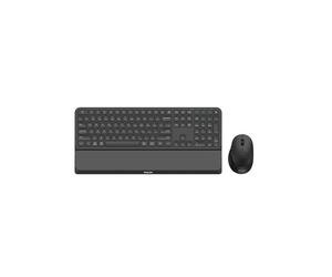 Set tastiera e mouse wireless - Philips - Bluetooth - 3200 DPI - Nero - Compatto - Ergonomico - 5.5x20.5x45 cm