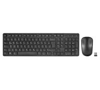 SET TASTIERA E MOUSE WIRELESS SPEEDLINK SIGNIUM Deskset, RF , USB-A, Nero
