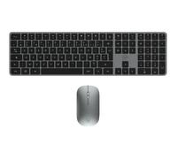 Mobility Lab CP430W - Tastiera combinata e mouse wireless - AZERTY, ricevitore USB 2.4 Ghz + 3 Bluetooth, 15 scorciatoie multimediali, ricarica rapida tramite USB-C - Windows