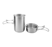 Set Tatonka Handle Mug 850ml, tazza con coperchio, argento 850ml Silver
