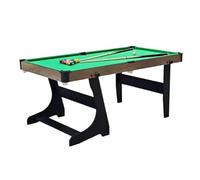 Set tavolo da biliardo tutto in uno, tavolo da biliardo con stecche, palline, rastrelliera e gesso for giocare subito a casa(A)