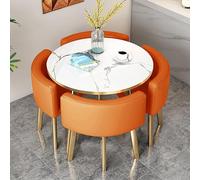 Set tavolo da pranzo e sedia per 4 persone, rotondo/quadrato, mobili da ufficio e reception, tavolo da conferenza per negoziati aziendali, accessori essenziali per cucina e sala da pranzo