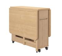 Set tavolo da pranzo pieghevole con 4 sedie, tavolo allungabile in legno da 1,4 m, per cucina, soggiorno, ristorante, design salvaspazio elegante e funzionale