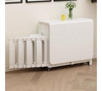 Set tavolo da pranzo pieghevole con sedie, design a foglia di goccia salvaspazio, include spazio per spazi abitativi compatti