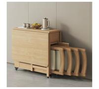Set Tavolo Da Pranzo Pieghevole Estensibile Con 4 Sedie