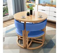 Set tavolo da pranzo rotondo e sedie, piccolo tavolo rotondo da ufficio con sedie per casa, balcone, salotto e soggiorno, ideale per aree ricreative e spazi di negoziazione