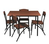 Set tavolo e 4 sedie 110x70x75 cm, Industry