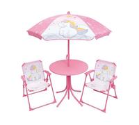 SET TAVOLO E SEDIE BAMBINI FUN HOUSE e Unicorn - Gioco da esterno, 2 giocatori, plastica