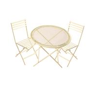 Set tavolo e sedie in miniatura Simpatici ornamenti da giardino delle fate