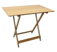 Set Tavolo in Legno Chiaro Pieghevole 4 Sedie PIC NIC Esterno Giardino Terrazzo