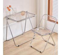 Set tavolo pieghevole e sedia, tavolo da spuntino compatto e versatile, scrivania salvaspazio per sala da pranzo, casa, ufficio e uso all'aperto