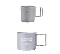 Set Tazza Campfire Ready Alluminio Manici Pieghevoli Riscaldabili Impilabili 300