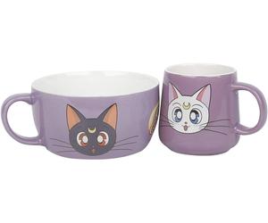 Set Tazza e Ciotola Sailor Moon Luna e Artemis Breakfast Set Mug + Bowl ABYstyle
