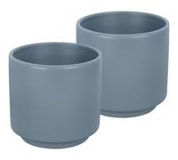 Set tazzine campeggio antislip 2 pz (5,5x5,5cm) melamina DOLOMIT Denim 0830031C