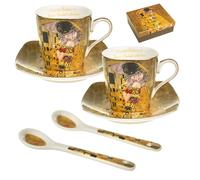 Set tazzine espresso porcellana dorata Gustav Klimt W3A06-24573