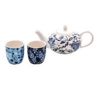 Set tè (1 teiera, 2 bicchierini) teiera 300 ml, bicchierini 80 ml - Kyoto