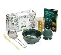 Set tè matcha giapponese, kit 5 pezzi con ciotola irregolare