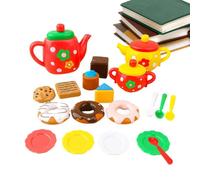 Set Tea Party Giocattolo interattivo da cucina per il di ruolo | Set Tea Party per Bambina Bambini età prescolare ambienti interni scuola compleanno Natale viaggio e