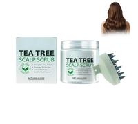 Set Tea Tree Scalp Scrub,Scrub Per Il Cuoio Capelluto,Hair Care Cream | Deterge Delicatamente Il Cuoio Capelluto Eliminando Il Sebo In Eccesso E Le Impurità, Alleviando Secchezza E Crespo