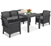 Set Technorattan Venezia Dallas Apetito 5 antracite Bica