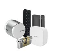 Set Tedee GO2 in alluminio argento (compreso bridge, tastiera nera,...