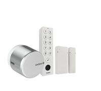 Set Tedee GO2 in alluminio argento (con tastierino bianco e sensore...
